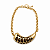 Colar Elos Maxi Dente Marrom - Imagem 1