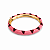 Pulseira Fininha Pink e Vinho - Imagem 1