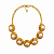 Colar Pérolas Dourado - Imagem 1
