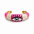 Bracelete Olho Pink Listras - Imagem 1