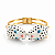 Bracelete Pantera Branco - Imagem 1