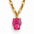 Colar Pantera Pink - Imagem 1