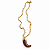 Colar Longo Dente Marrom - Imagem 2