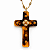 Colar Longo Cruz Caramelo - Imagem 1