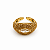 Anel Dedinho Dourado Zirconias - Imagem 1