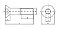 Parafuso Allen Cabeça Chata M8 x 60 Aço Liga (Embalagem 20 peças) - Imagem 1