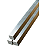 Barra Chaveta 14 X 10 X 500mm Inox 304 - Imagem 2