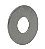 Arruela Lisa 1/4 Aço Carbono Polido (Embalagem 100 peças) - Imagem 1