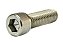 Parafuso Allen Cabeça Cilíndrica M4 x 12 Aço Inox (Embalagem 20 peças) - Imagem 1