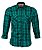 Camisa Masculina Made in Mato Xadrez Verde Esmeralda - Imagem 1