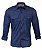 Camisa Masculina Made in Mato Xadrez Mix Azul e Vermelho - Imagem 1