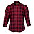 Camisa Masculina Made in Mato Flanela Faham Vermelho - Imagem 1