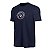 Camiseta Masculina Estampada Azul Marinho Vintage Oval - Imagem 2
