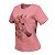 Tshirt Estampada Feminina Rosa Cavalo Floral - Imagem 2