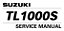 Manual De Serviço Suzuki TL 1000 S 1998 - 2001 - Imagem 1