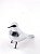 Pássaro Decorativo Prata 11cm Nataluz - Imagem 2