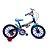 Bicicleta Aro 16 Tech Boys Preta e Azul - Imagem 6