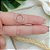 Piercing Argola Segmento Com Micro Zircônias Em Aço Cirúrgico - 10 mm - Imagem 1
