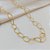 Choker Trabalhada Em Gota Com Banho De Ouro - Imagem 6