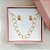 Kit Basic - Argola Lisa Com Choker Elos Com Banho De Ouro - Imagem 3
