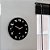 Relógio de Parede 30x30cm MANUAL DO MUNDO - Elementos Redondo Preto - Imagem 3