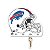 Porta Chaves Licenciado NFL - Buffalo Bills - Imagem 1
