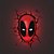 Luminária 3D Light FX Deadpool - Imagem 2