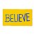 Placa Decorativa 30x17 - Believe - Imagem 1