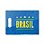 Tábua de Carne de Vidro 35x25 - Brasil (Azul) Copa do Mundo - Imagem 1