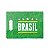 Tábua de Carne de Vidro 35x25 - Brasil (Verde) Copa do Mundo - Imagem 1