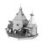 Mini Réplica de Montar HARRY POTTER Cabana de Rúbeo Hagrid - Imagem 6