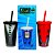 Copo Canudo 500ml - MONSTROS 8 BITS - Imagem 2