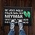Capacho 60x40cm - Falar Bem do Neymar - Preto - Imagem 2