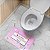 Tapete de Banheiro 60x40cm - Download Pink Cute - Imagem 3