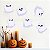 Placas Decorativas - Halloween - Fantasminhas - 6 Peças - Imagem 2