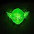 Luminária 3D Light FX Star Wars Rosto Yoda - Imagem 2
