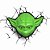 Luminária 3D Light FX Star Wars Rosto Yoda - Imagem 1