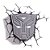 Luminária 3D Light FX Transformers Escudo Autobots - Imagem 1