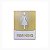 Placa Sinalização WC Feminino Masculino - Imagem 1