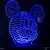 Luminaria Led Personalizado em Acrílico - Tema Personagens - Imagem 9