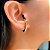 Brinco Ear Hook banhado à Ouro 18k - Imagem 1