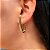 Brinco Ear Hook Alongado banhado à Ouro 18k - Imagem 1