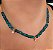 Choker com Pedras Verdes e Pontos de Luz - Imagem 3