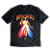 Camiseta Oversized usedons Jesus Misericordioso - Preto ref 3184 - Imagem 1