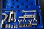 Flangeador Tubos 45° Kit 1/8x3/4 Com Alargador ET278L - Imagem 1