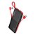 Power Bank 10.000mAh - Cabos acoplados conexões V8, TYPE-C e Lightning (HS-917) - Imagem 5