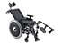 Cadeira De Rodas Reclinável AVD 42X45X50 cm 150 Kg Preta - Imagem 1