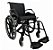 Cadeira de Rodas KE 46x45x45 cm  - Cor: Preta - Imagem 1