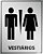 Placa Vestiário Unissex - Imagem 1
