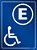 Placa de Estacionamento para Deficientes - Imagem 1